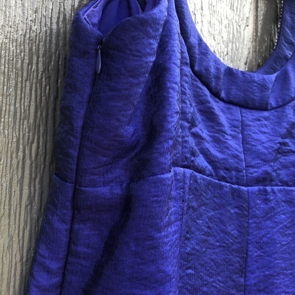 Laundry by Shelli Segal blue bling dress size 6 - Picture 5 of 13